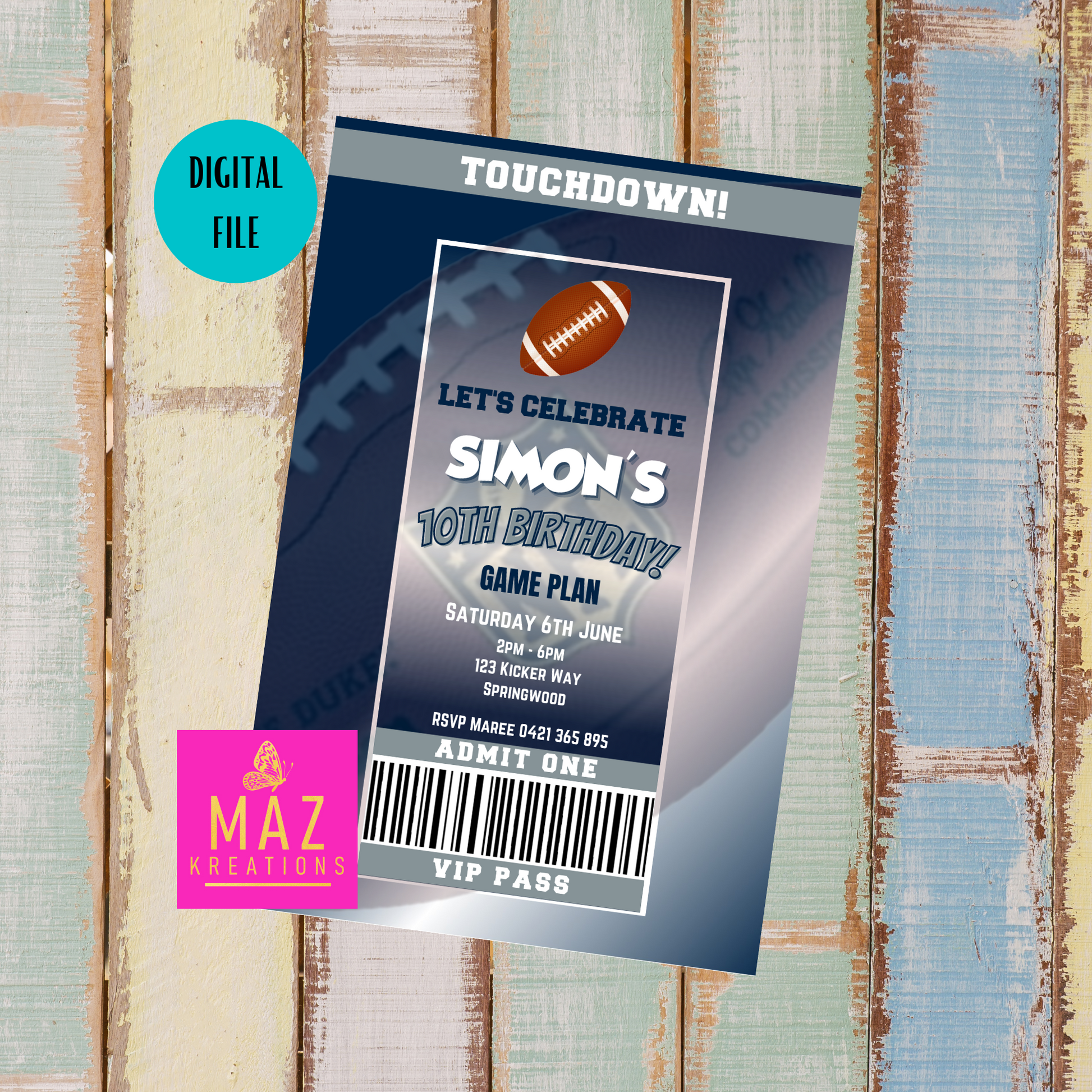 NFL Dallas Cowboys Birthday Invitation  Cowboy invitations birthday,  Dallas cowboys birthday, Cowboy invitations